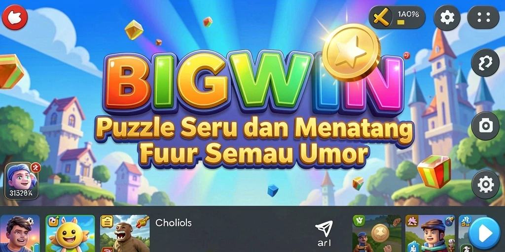 Tampilan gameplay seru dalam BIGWIN yang menantang.