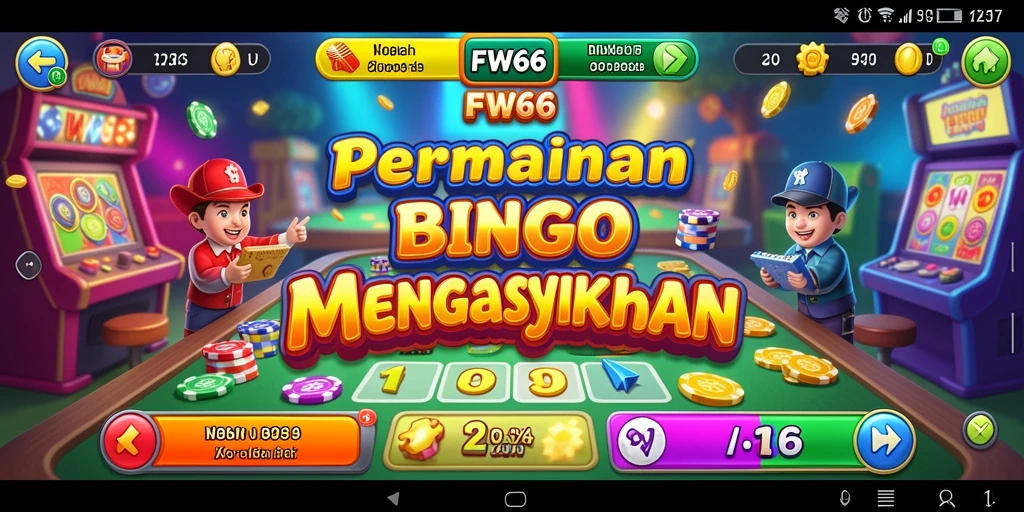 Tampilan gameplay FW66 dengan suasana Bingo yang seru.