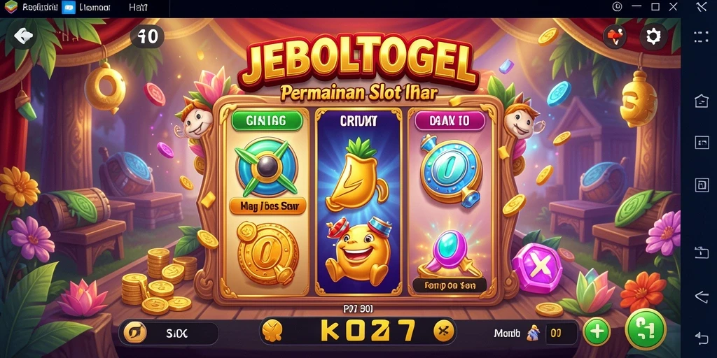 Tampilan gameplay menarik dari JEBOLTOGEL dengan slot yang menggembirakan.