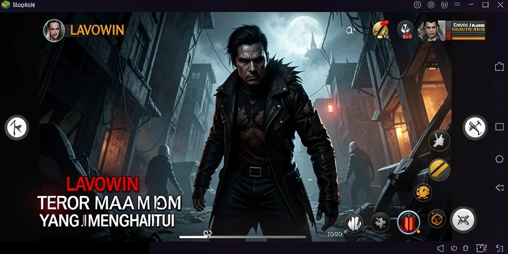 Gameplay <strong>LAVOWIN</strong> menegangkan dengan suasana yang mencekam.