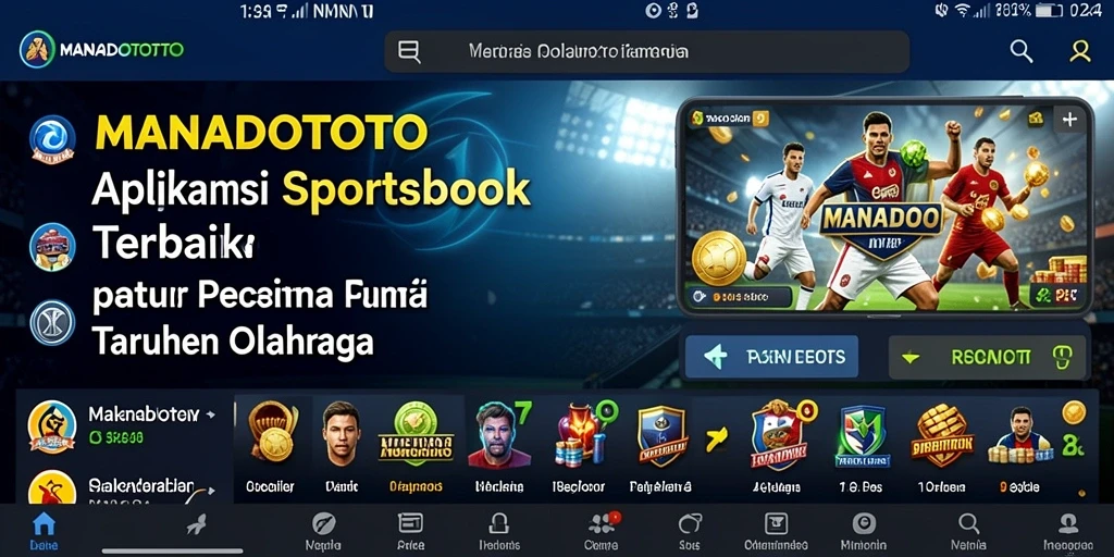 Tampilan gameplay aplikasi MANADOTOTO yang menarik dan interaktif.