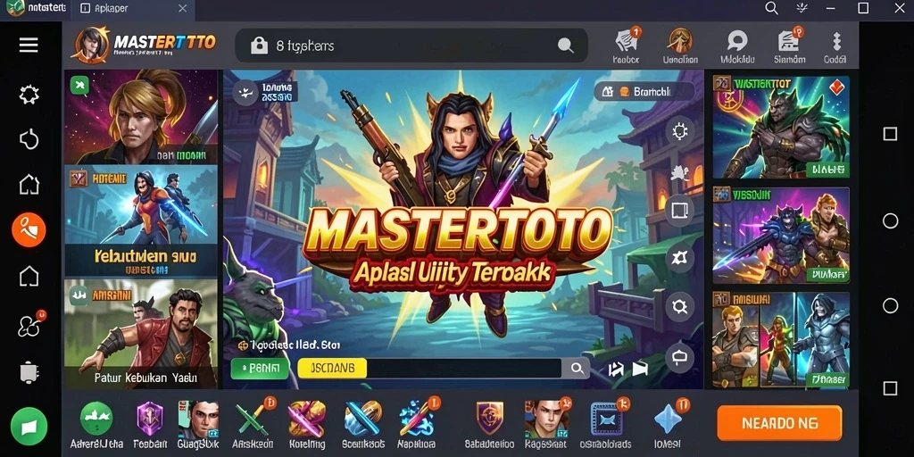 Tampilan antarmuka MASTERTOTO yang ramah pengguna dan mudah digunakan.