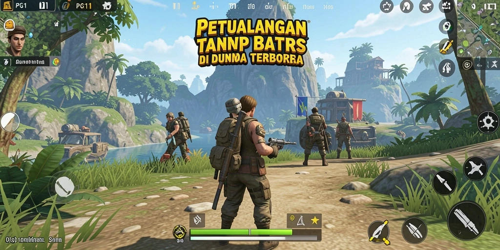 Screenshot PG11 menampilkan keindahan dunia terbuka yang luas dan menantang.