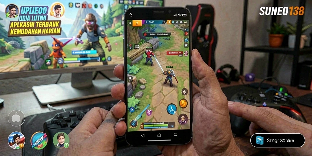 Screenshot SUNEO138 menampilkan antarmuka aplikasi yang intuitif dan fitur-fitur unggulan.